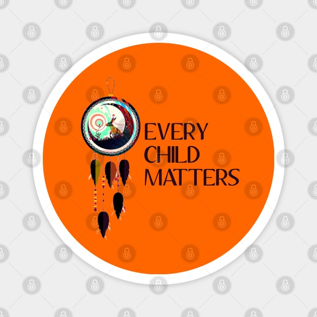 Every Child Matters - Select ORANGE Magnet by INLE Designs